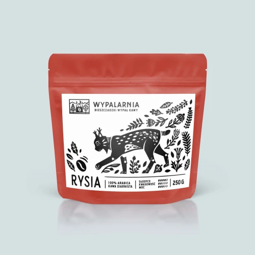 Kawa RYSIA Etiopia Guji Wypalarnia Bieszczadzki Wypał Kawy